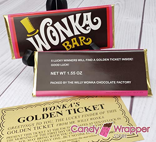 Wonka Bar Golden Tickets - Pack of 2