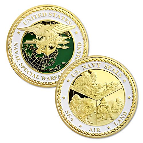 US Navy Seals Challenge Coin - NSWC Amazon Glamtune Individual Coins Toy