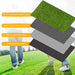 Yellow Green 11 ft x 39 ft Artificial Grass Fake Grass Lawn Turf - ZGR Realistic Synthetic Pet Turf perfect for Garden Landscape, Indoor/Outdoor Rugs with Drain Holes. Ideal Dogs Pee Pads Area, Customized Sizes Available