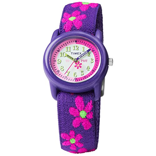 TIMEX Kids Floral Elastic Fabric Watch 29mm Amazon Timex Watch Wrist Watches