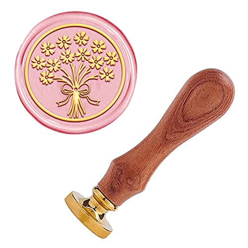 CRASPIRE Cat Wax Seal Stamp Love Vintage Sealing Wax Stamps Valentines Day Retro 25mm Removable Brass Stamp Head with Wood Handle for Wedding Invitations Envelopes Halloween Christmas Gift Wrapping