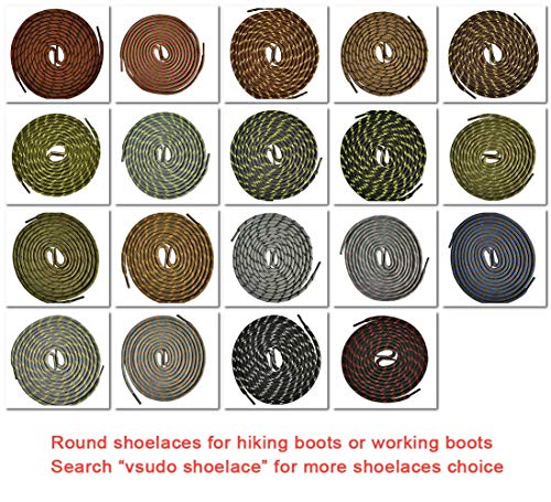 VSUDO Round Shoe Laces for Hiking Boots Amazon shoe laces Shoelaces Shoes VSUDO