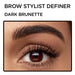 Sienna L’Oréal Paris Makeup Brow Stylist Definer Waterproof Eyebrow Pencil, Ultra-Fine Mechanical Pencil, Draws Tiny Brow Hairs and Fills in Sparse Areas and Gaps, Dark Brunette, 0.003 Ounce (Pack of 1)