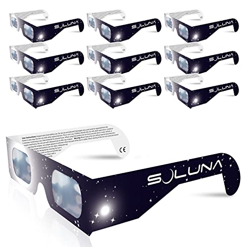 Soluna Solar Eclipse Glasses - 10 Pack Amazon Safety Goggles & Glasses Soluna Tools