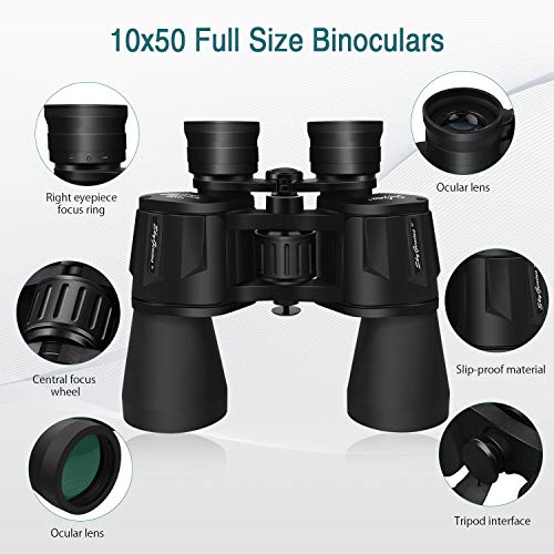 SkyGenius Full-Size Binoculars for Clear Sightseeing Amazon Binoculars Camera optics outdoors SkyGenius