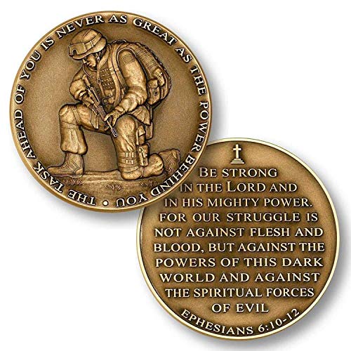 The Task Ahead Challenge Coin Collector's Medallion | Physical | Amazon, Individual Coins, Toy, WOERDA | WOERDA
