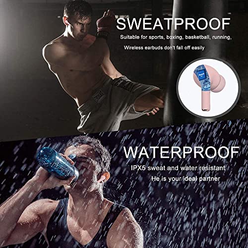 BrandName Bluetooth Earbuds: Waterproof, Stereo, 30H Playtime Amazon Earbud Headphones Electronics Generic