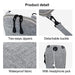 Small Crossbody Bag for Men, Grey Amazon Luggage Messenger Bags SYCNB