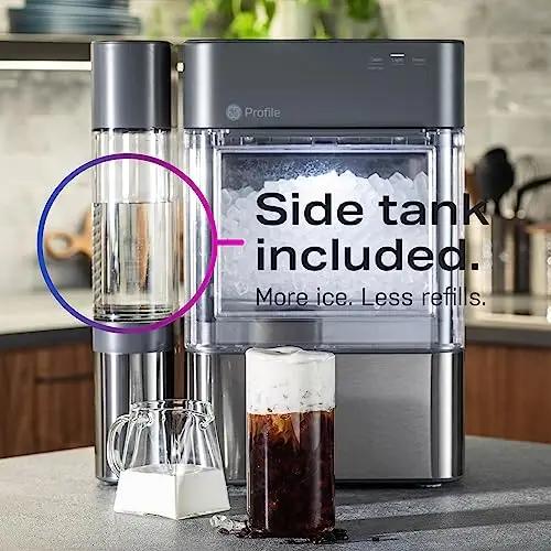 Smart Stainless Steel Ice Maker Amazon GE PROFILE Ice Makers Major Appliances