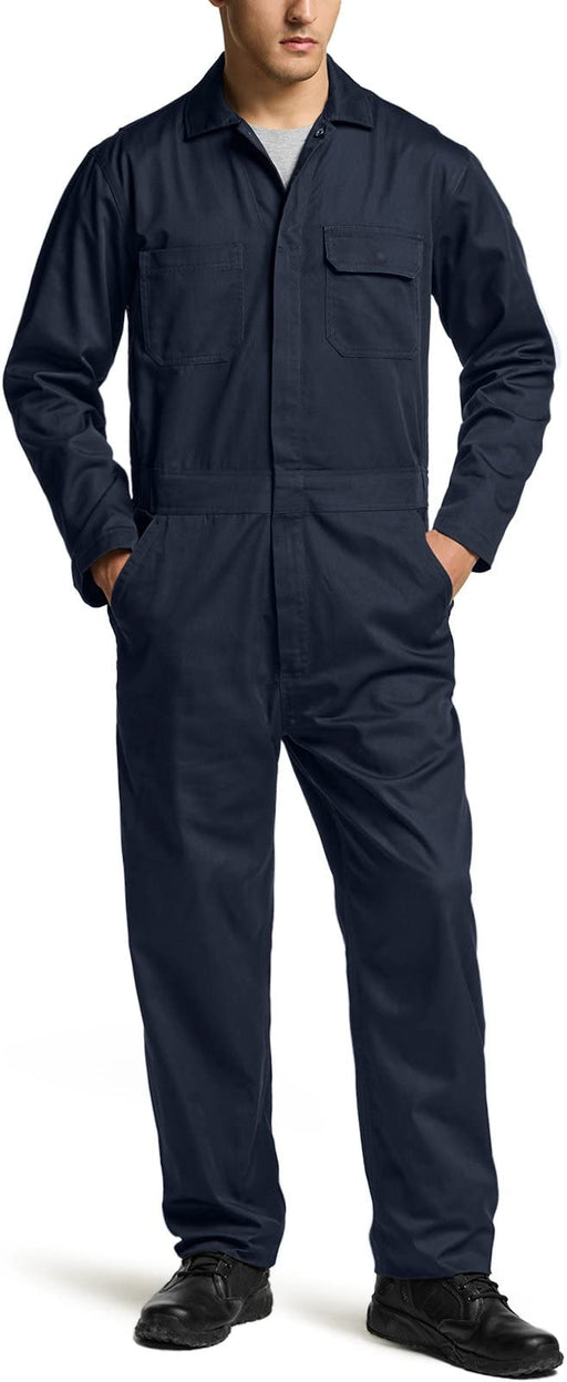 Stain & Wrinkle Resistant Zip-Front Coverall Amazon Apparel CQR