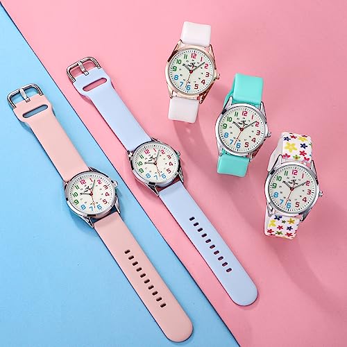 SIBOSUN Women's Rainbow Color Silicone Watch Amazon SIBOSUN Watch Wrist Watches