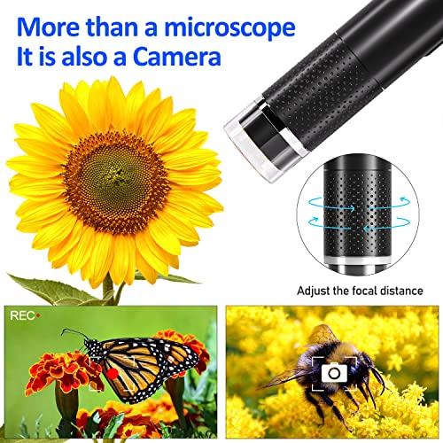 SKYBASIC Wireless Digital Microscope, 50X-1000X Magnification Camera Amazon Camera microscope SKYBASIC USB Microscopes