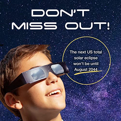 Soluna Solar Eclipse Glasses - CE and ISO Certified Amazon Safety Goggles & Glasses Soluna Sports