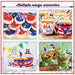 USA Flag Cupcake Decorations Amazon Cupcake Toppers Kitchen Outus