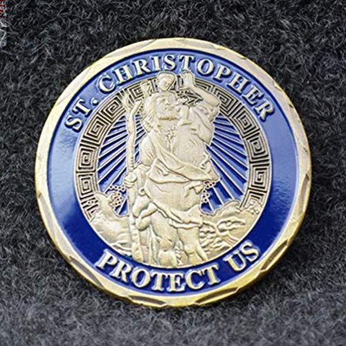 St Christopher Challenge Coin - Prayer Commemorative