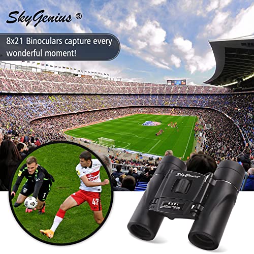 SkyGenius 8x21 Compact Binoculars for Concerts Amazon Camera Opera Glasses optics outdoors SkyGenius