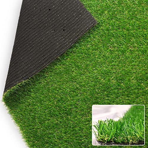 Weidear 0.8 inch Artificial Grass, 11 ft x 79 ft Realistic Turf Amazon Artificial Grass Lawn & Patio Weidear
