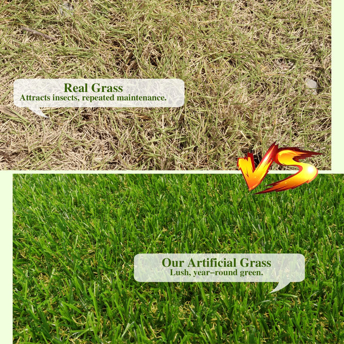 Weidear 11ft x 61ft Artificial Grass Rug Amazon Lawn & Patio Outdoor Rugs Weidear